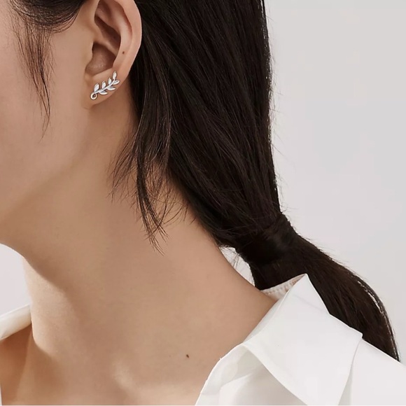 Tiffany Olive Branch Earrings - Picture 5 of 5